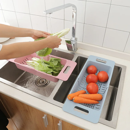 Plastic Adjustable Sink Drain Basket