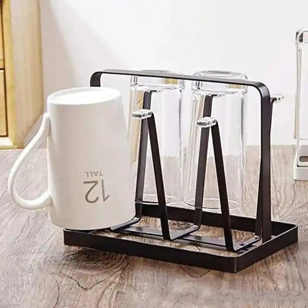 Iron Glass Stand and Cup Holder